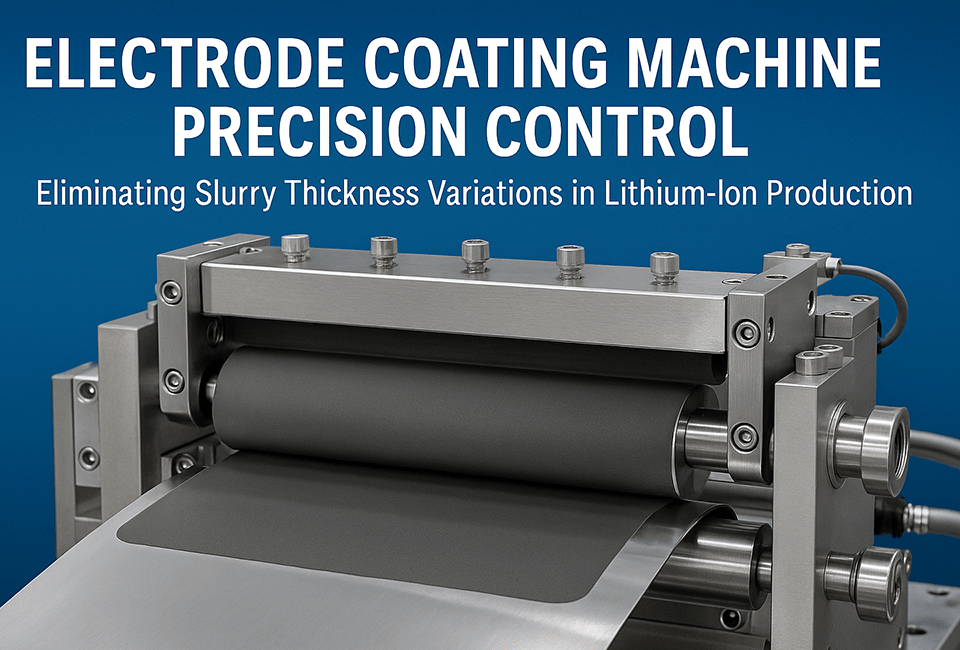 Electrode Coating Machine Precision Control Eliminating Slurry Thickness Variations in Lithium-Ion Production