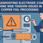 Troubleshooting Electrode Coating Machine Web Tension Issues in Copper Foil Processing