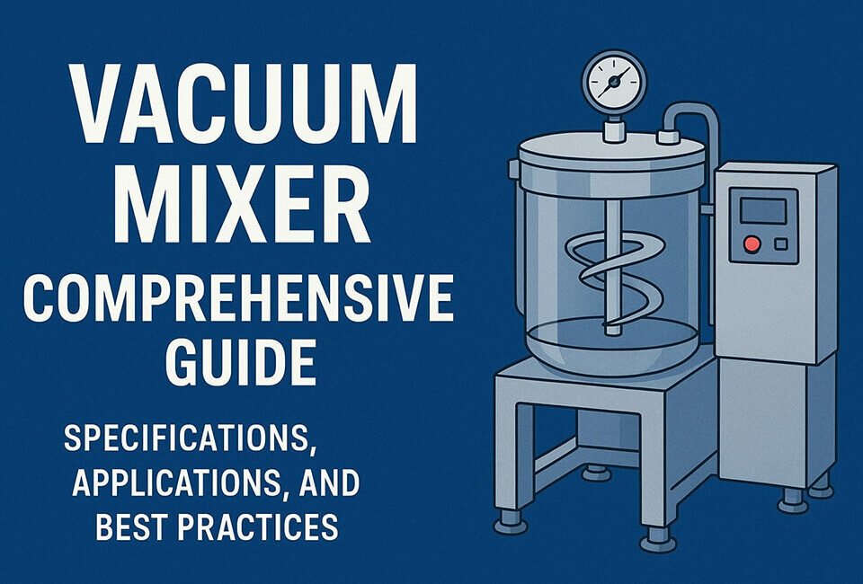 Vacuum Mixer Comprehensive Guide_ Specifications, Applications, and Best Practices
