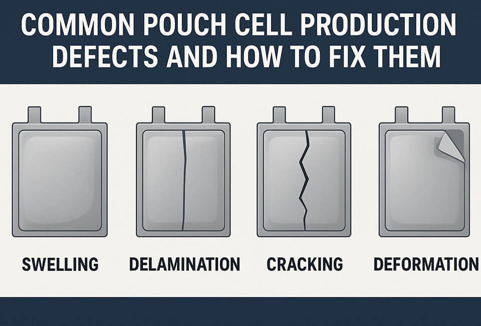 Common Pouch Cell Production Defects and How to Fix Them Using Modern Pouch Cell Manufacturing Machine Systems