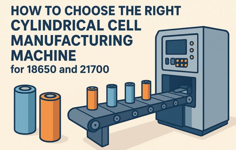 How to Choose the Right Cylindrical Cell Manufacturing Machine for ...