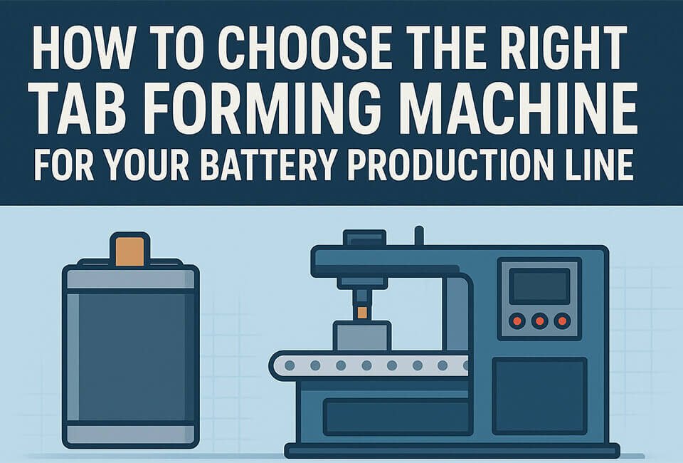 How to Choose the Right Tab Forming Machine for Your Battery Production Line