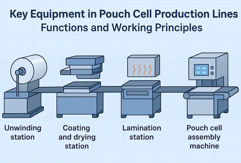 Key Equipment in Pouch Cell Production Lines: Functions and Working Principles