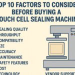Top 10 Factors to Consider Before Buying a Pouch Cell Sealing Machine