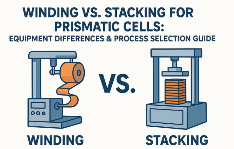 Winding vs. Stacking for Prismatic Cells: Equipment Differences ...